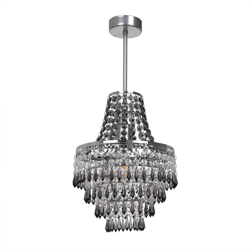 Pendellampa med stång GEMMA 1xE27/60W/230V Ø 23 cm