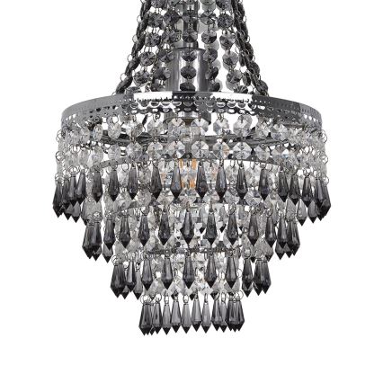 Pendellampa med stång GEMMA 1xE27/60W/230V Ø 23 cm
