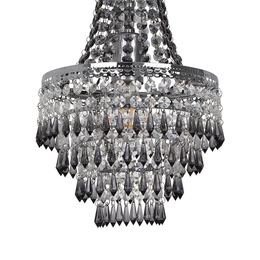 Pendellampa med stång GEMMA 1xE27/60W/230V Ø 23 cm