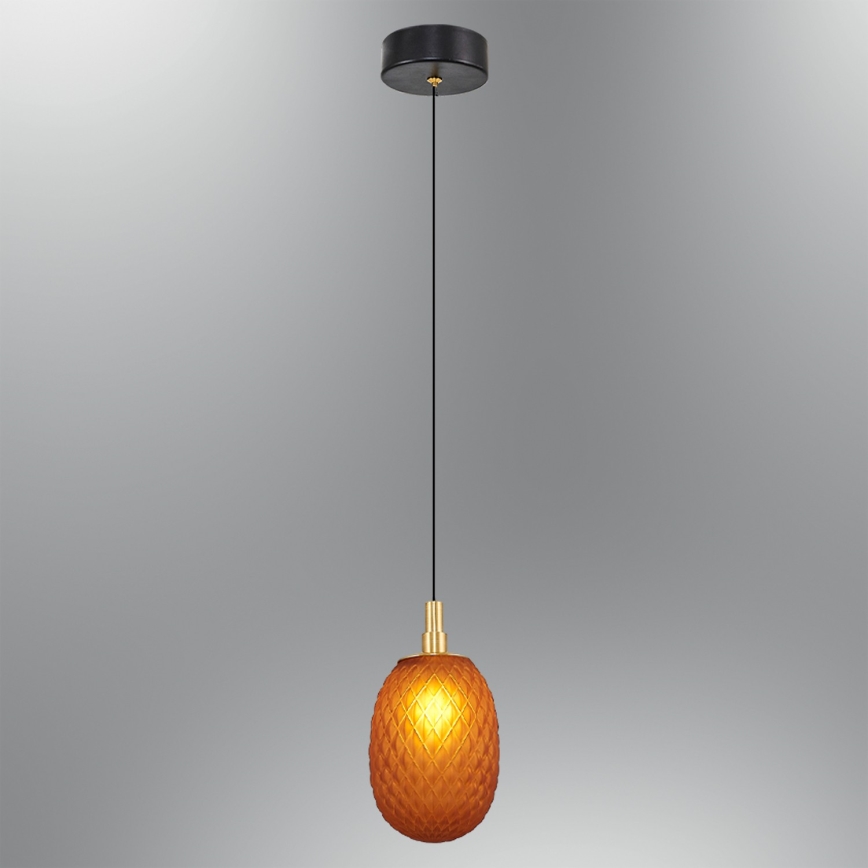 Pendellampa med vajer CACTUS 1xG9/5W/230V i koppar