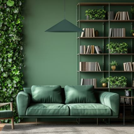 Pendellampa med vajer CAPITAL 1xGX53/15W/230V Ø 60 cm grön