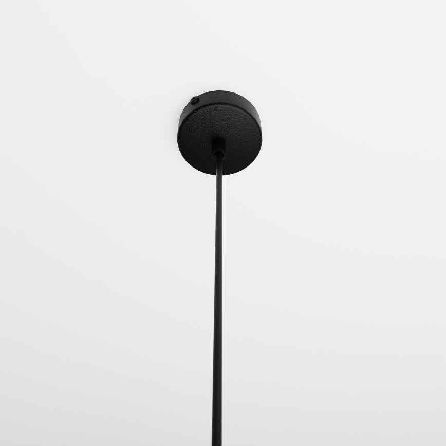 Pendellampa med vajer COSMO 1xE14/10W/230V Ø 14 cm svart/rökfärgad