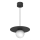 Pendellampa med vajer FLAT 1xE27/15W/230V svart