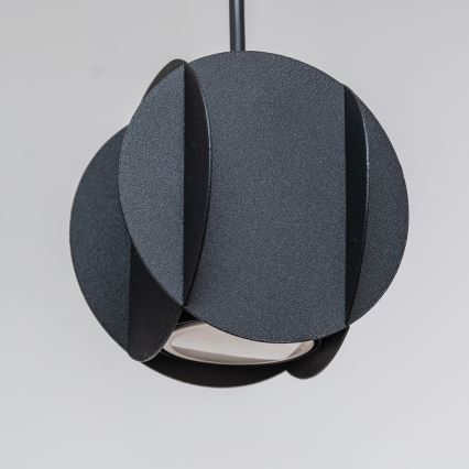 Pendellampa med vajer GAMBIT 4xGU10/10W/230V svart