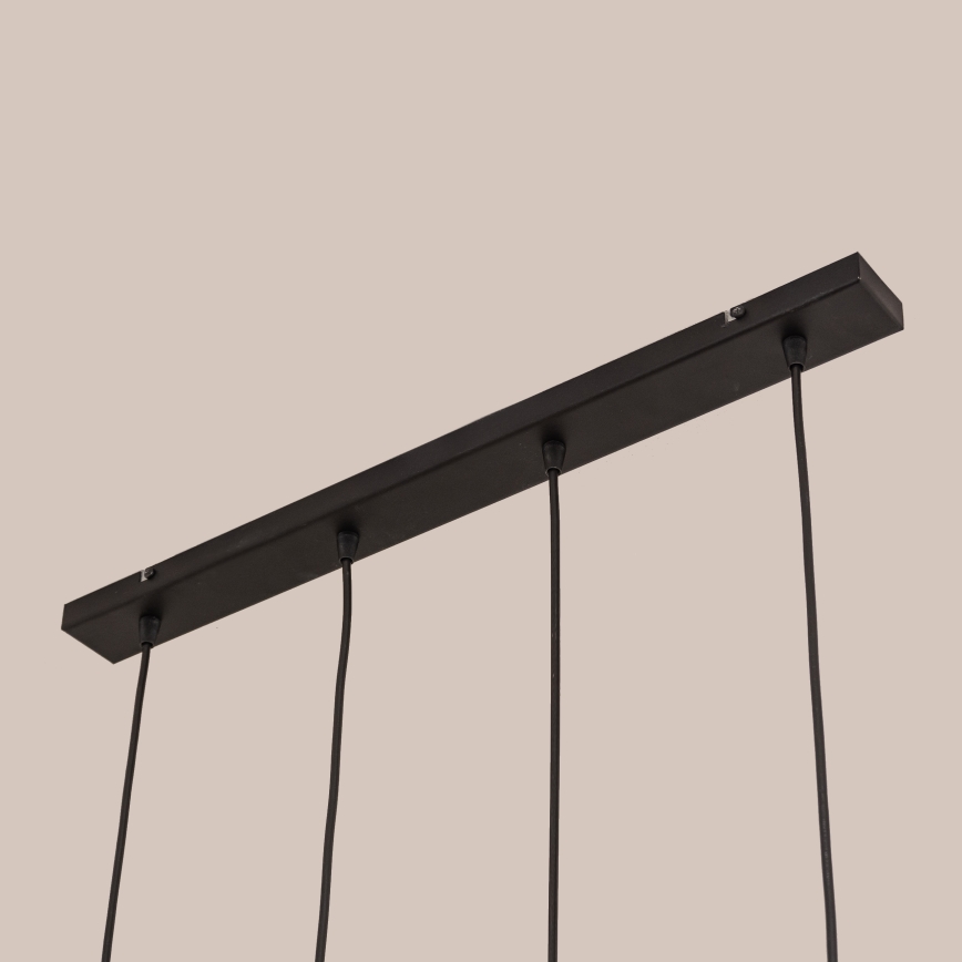 Pendellampa med vajer GAMBIT 4xGU10/10W/230V svart