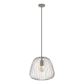 Pendellampa med vajer OVELLA 1xE27/15W/230V Ø 36 cm beige