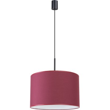 Pendellampa NEVIA med sladd 1xE27/15W/230V Ø 40 cm röd