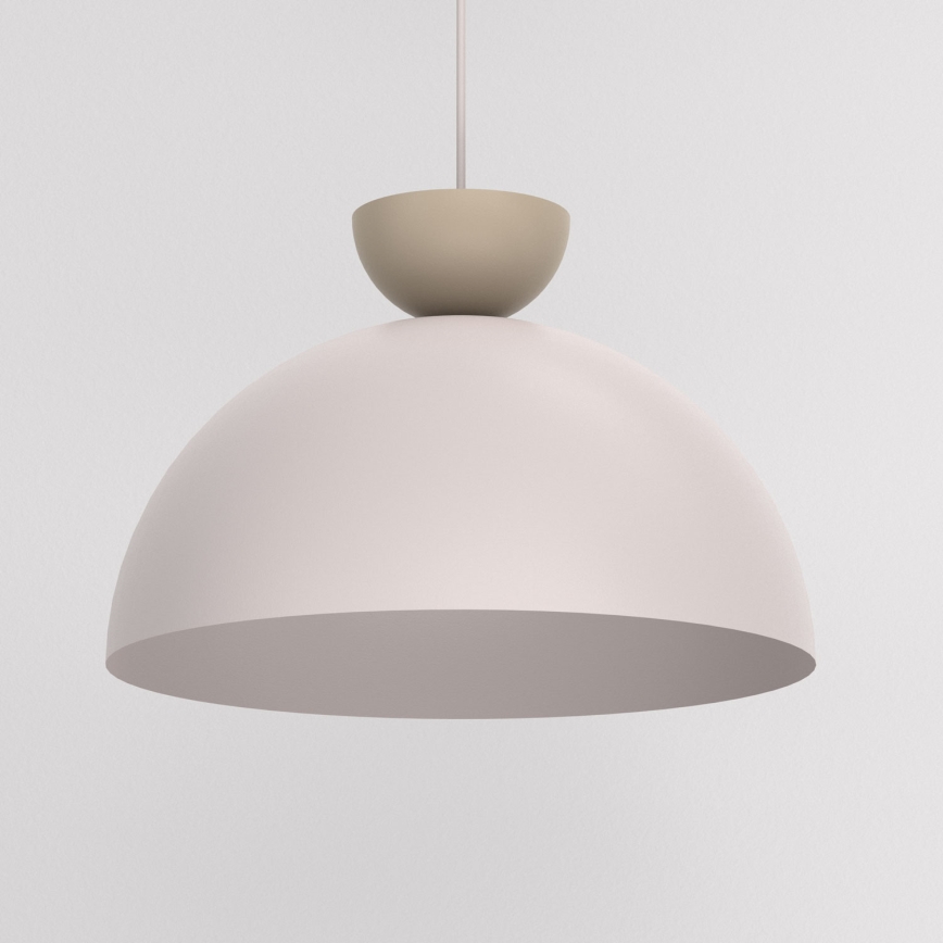 Pendellampa NEVIS med sladd, 1xE27/15W/230V, diam. 38 cm, krämfärgad