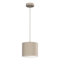 Pendellampa på kabel ARDEN, 1xE27/15W/230V, Ø 18 cm, beige