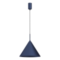 Pendellampa på kabel CAPITAL 1xGX53/15W/230V Ø 32 cm blå