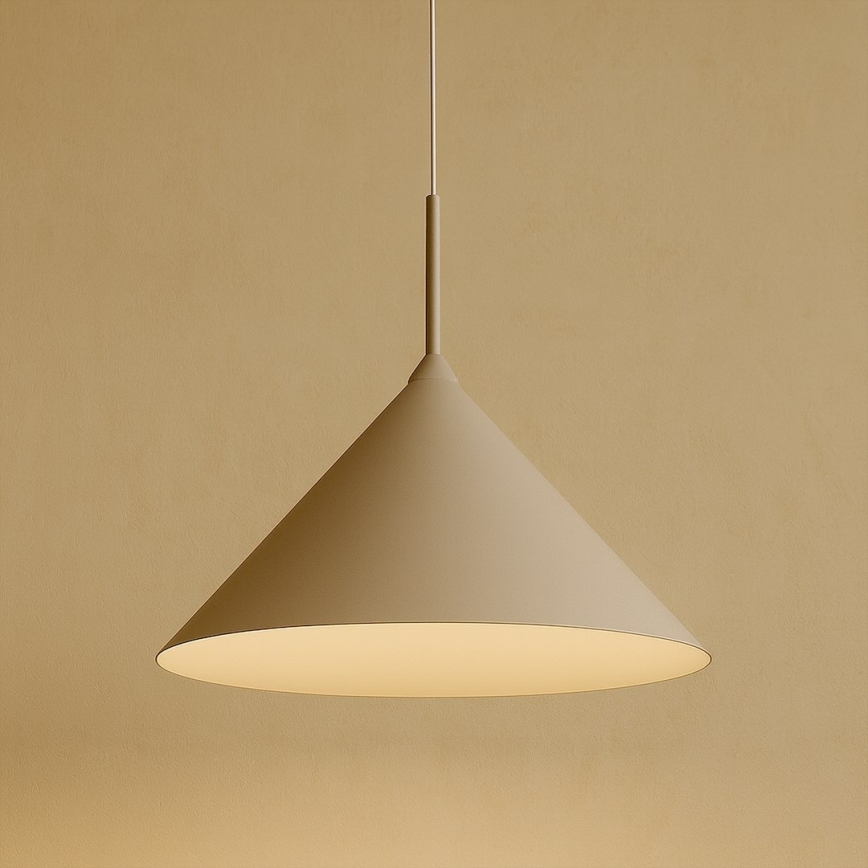 Pendellampa på kabel CAPITAL 1xGX53/15W/230V Ø 46 cm beige