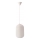 Pendellampa på kabel CRESTO 1xE27/40W/230V vit