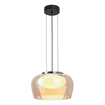 Pendellampa på kabel INSIEME 1xGX53/10W/230V rökig beige