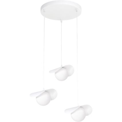 Pendellampa på kabel RITUAL 3xG9/8W/230V vit