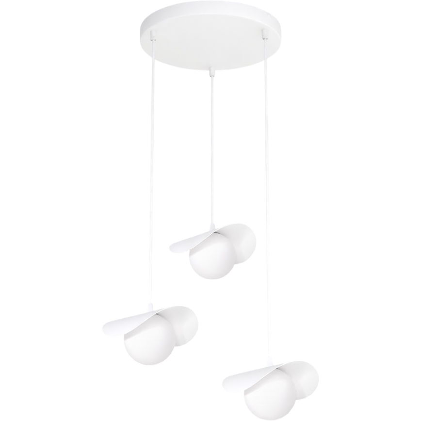 Pendellampa på kabel RITUAL 3xG9/8W/230V vit