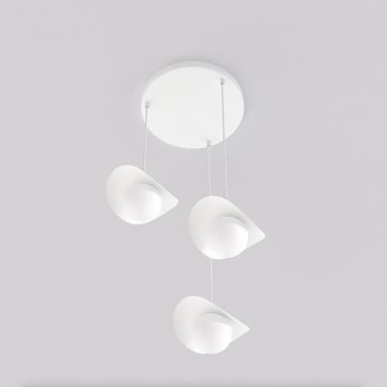 Pendellampa på kabel RITUAL 3xG9/8W/230V vit