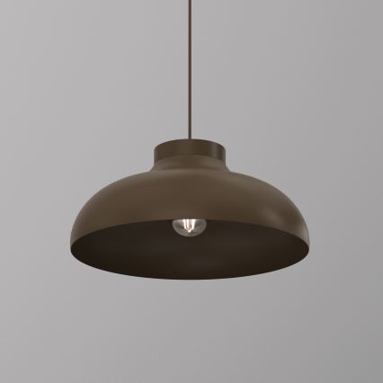 Pendellampa på sladd BASCA 1xE27/15W/230V brun
