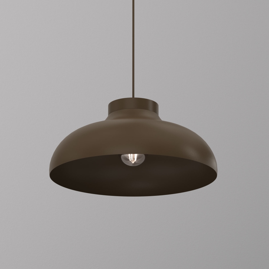 Pendellampa på sladd BASCA 1xE27/15W/230V brun