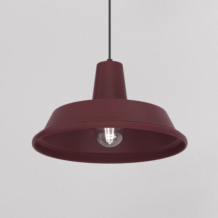 Pendellampa på sladd CLASS 1xE27/15W/230V vinröd