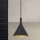 Pendellampa på sladd GUNDA 1xE14/40W/230V Ø 16,5 cm svart/guld