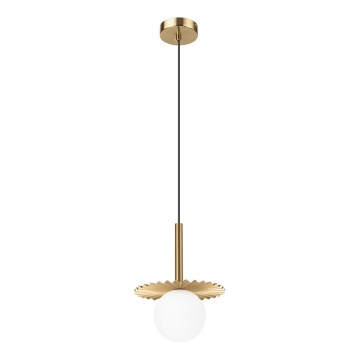 Pendellampa på vajer CHITA 1xG9/5W/230V guldfinish