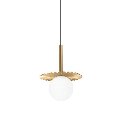 Pendellampa på vajer CHITA 1xG9/5W/230V guldfinish