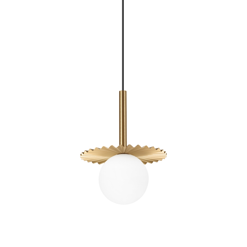 Pendellampa på vajer CHITA 1xG9/5W/230V guldfinish