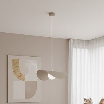 Pendellampa på vajer RITUAL 1xG9/8W/230V, beige