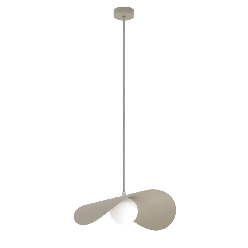 Pendellampa på vajer RITUAL 1xG9/8W/230V, beige