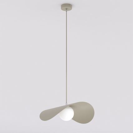 Pendellampa på vajer RITUAL 1xG9/8W/230V, beige