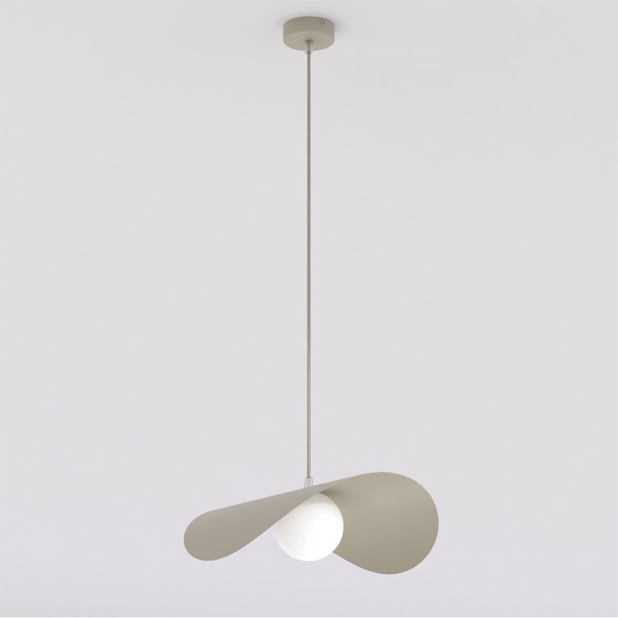 Pendellampa på vajer RITUAL 1xG9/8W/230V, beige