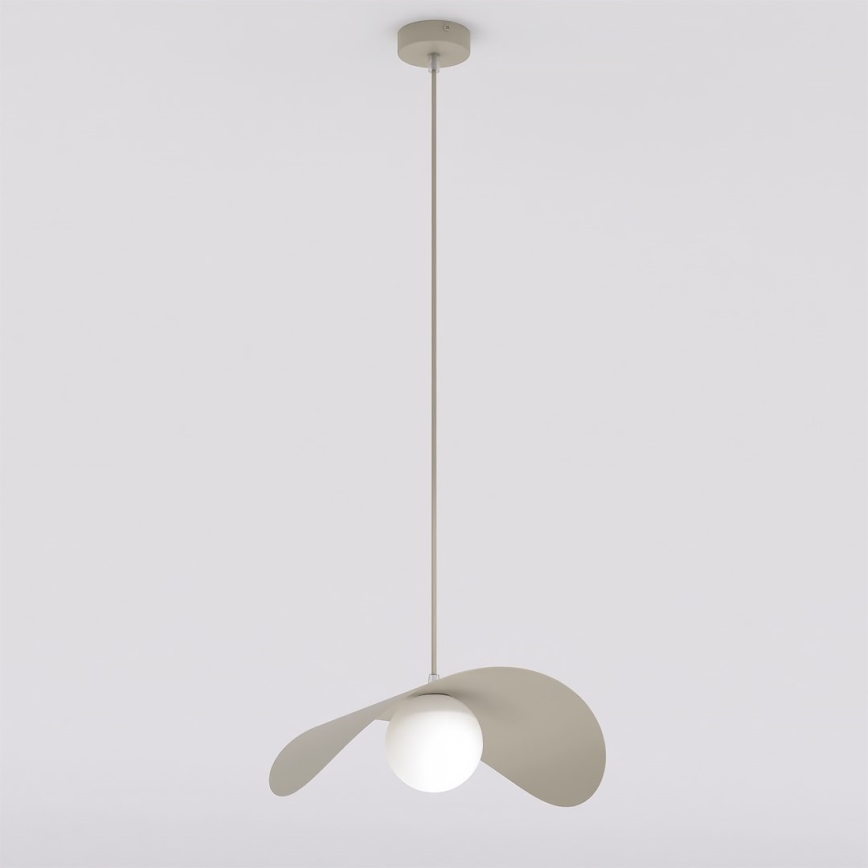 Pendellampa på vajer RITUAL 1xG9/8W/230V, beige