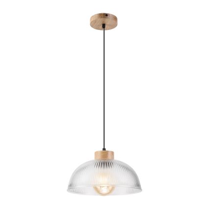 Pendellampa PIA med sladd, 1xE27/60W/230V, Ø 30 cm, ek
