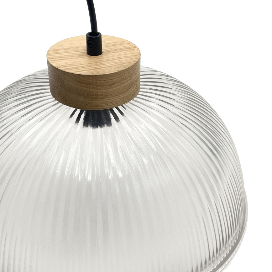 Pendellampa PIA med sladd, 1xE27/60W/230V, Ø 30 cm, ek