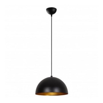 Pendellampa SIVANI med sladd 1xE27/40W/230V Ø 30 cm svart/koppar