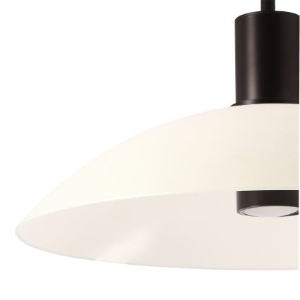 Pendellampa TEDIN på kabel 1xGU10/15W/230V vit/svart
