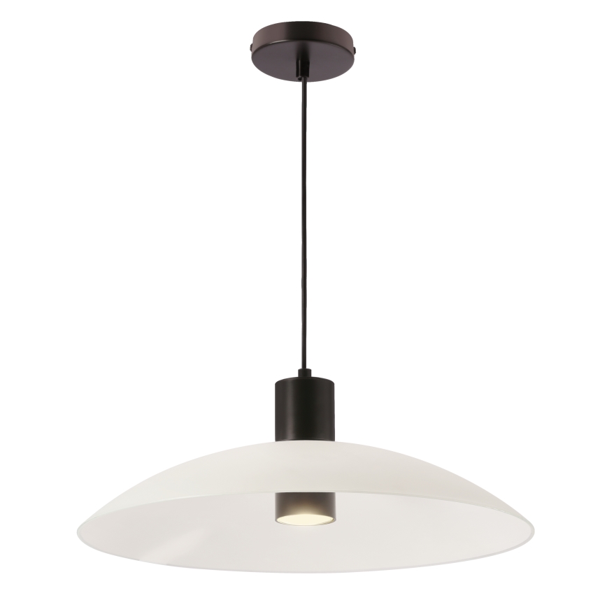 Pendellampa TEDIN på kabel 1xGU10/15W/230V vit/svart