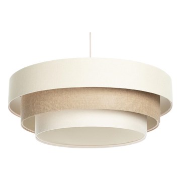 Pendellampa TRINITI med sladd 1xE27/60W/230V Ø 40 cm krämfärgad/beige
