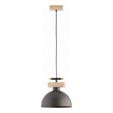 Pendellampa VERTA med kabel 1xE27/15W/230V brun/beige