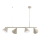 Pendellampa ZELTA med kabel 4xE27/15W/230V beige