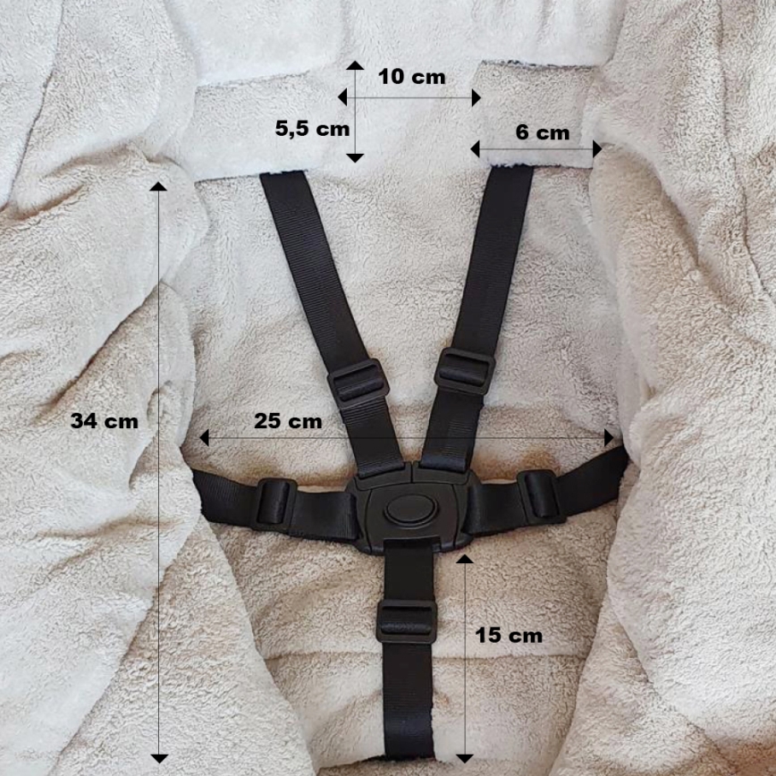 PETITE&MARS - Åkpåse 3i1 JIBOT svart