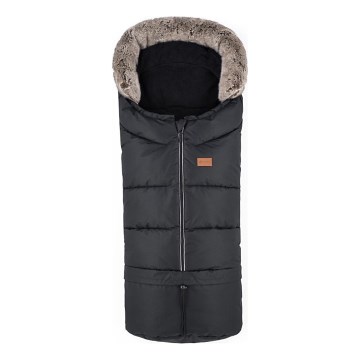 PETITE&MARS - Baby åkpåse 4i1 ARCTIC Forever Black