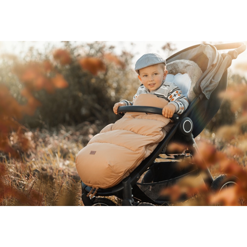 PETITE&MARS - Baby åkpåse 4i1 COMFY Elegant Caramel/Beige brun