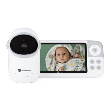 PETITE&MARS - Babymonitor med skärm EVE 5.0 3,8 V 3050 mAh