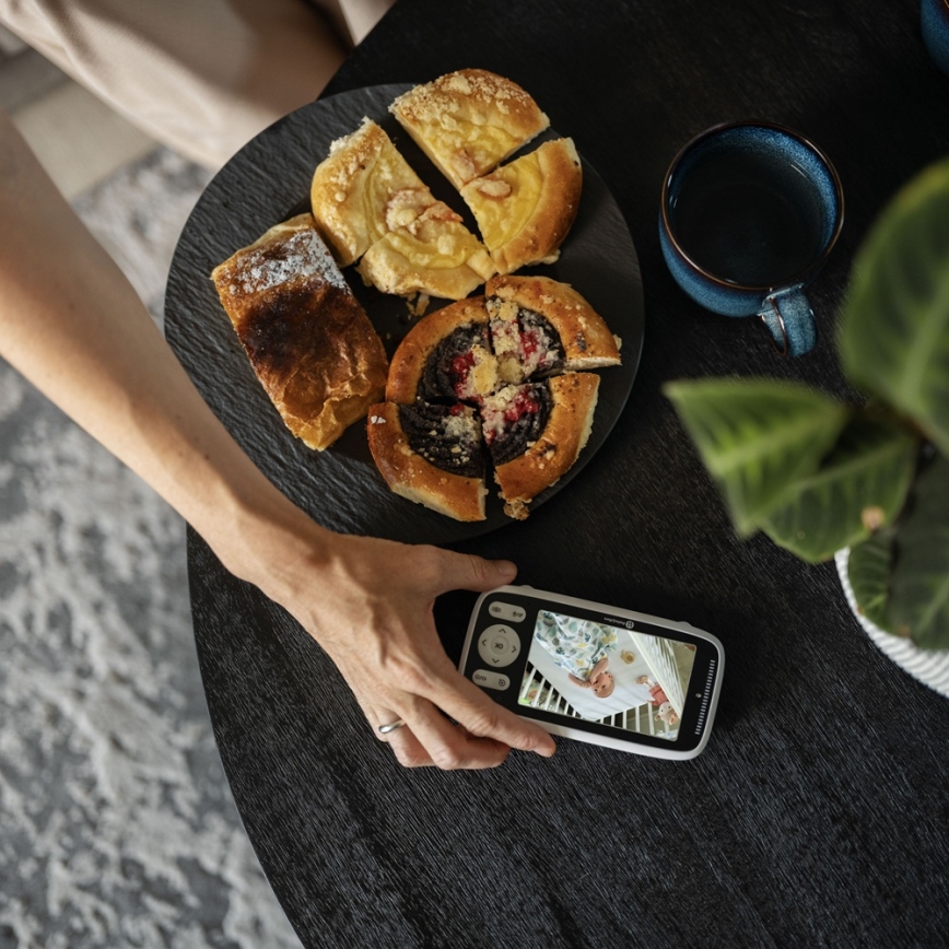 PETITE&MARS - Babyvakt med monitor NANO 4.0 3,7V 1760 mAh