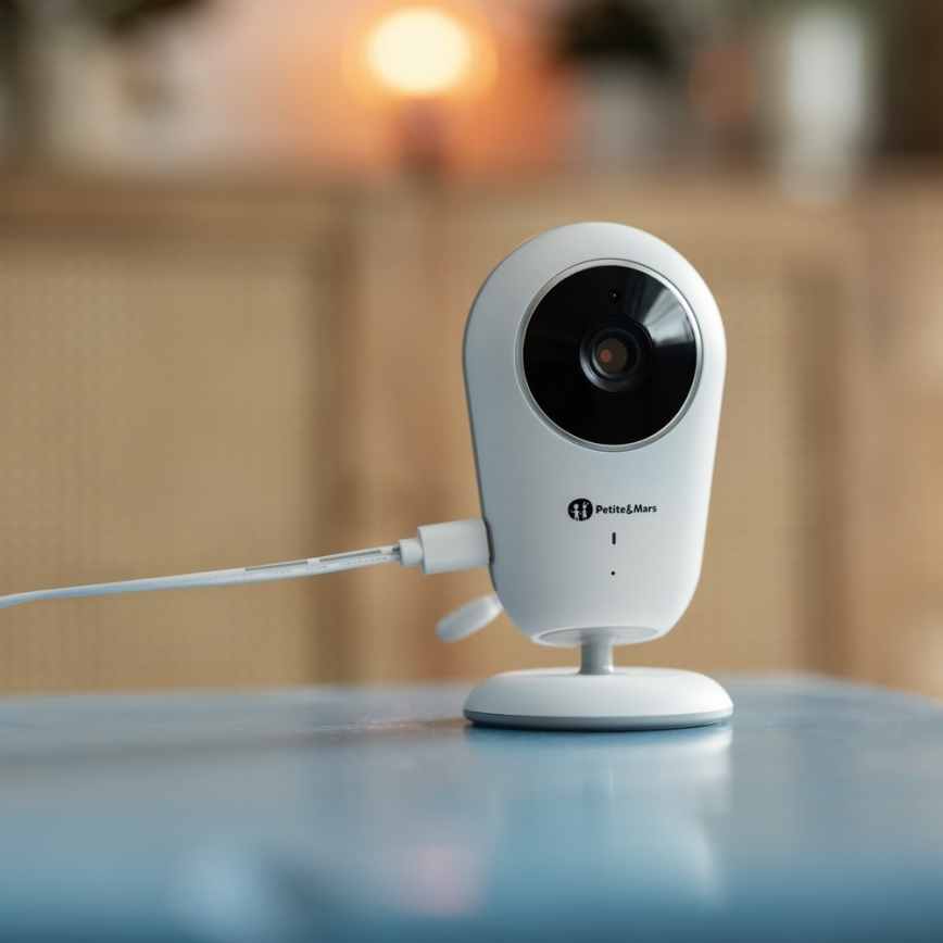 PETITE&MARS - Babyvakt med monitor NANO 4.0 3,7V 1760 mAh
