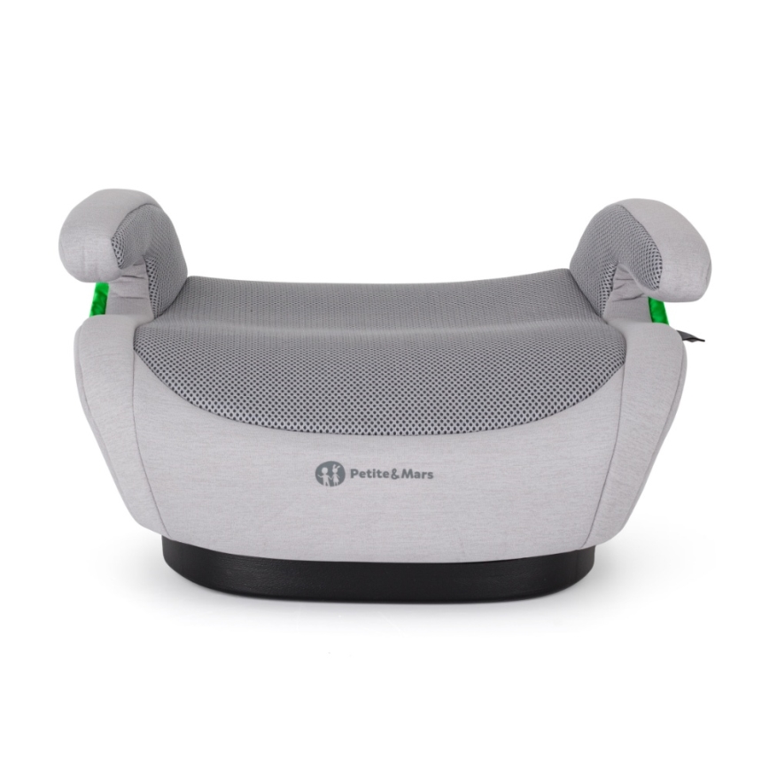 PETITE&MARS - Bälteskudde OPTIMUS PRO i-Size Air 125-150 cm (22-36 kg) grå