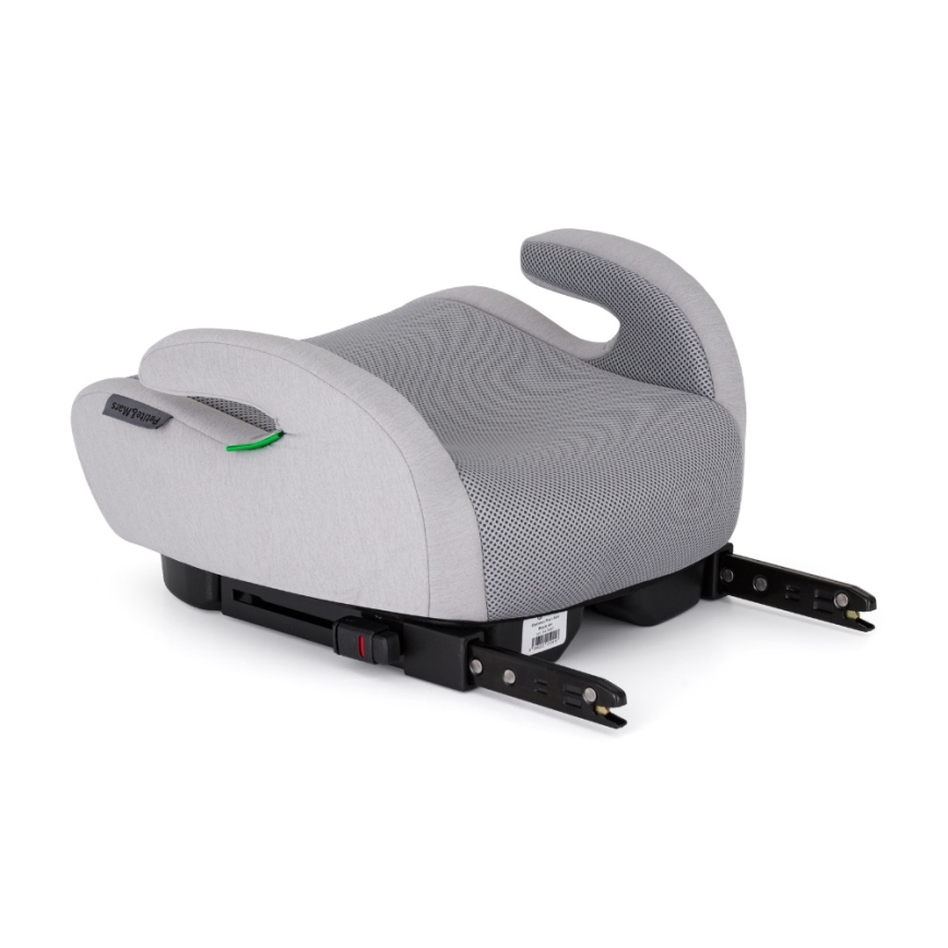 PETITE&MARS - Bälteskudde OPTIMUS PRO i-Size Air 125-150 cm (22-36 kg) grå