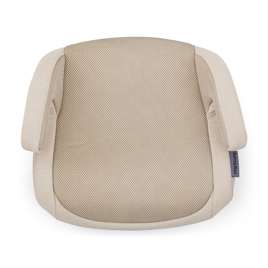 PETITE&MARS - Bälteskudde OPTIMUS PRO i-Size Air 125-150 cm (22-36 kg) beige