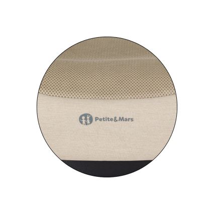 PETITE&MARS - Bälteskudde OPTIMUS PRO i-Size Air 125-150 cm (22-36 kg) beige